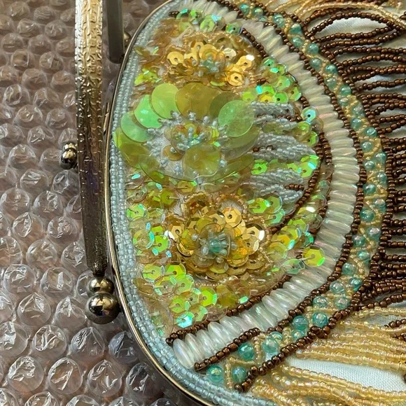 Beaded  purse by ‘’   ‘’ BEADSTIX  ‘’’    Brand new no tags - Picture 8 of 11